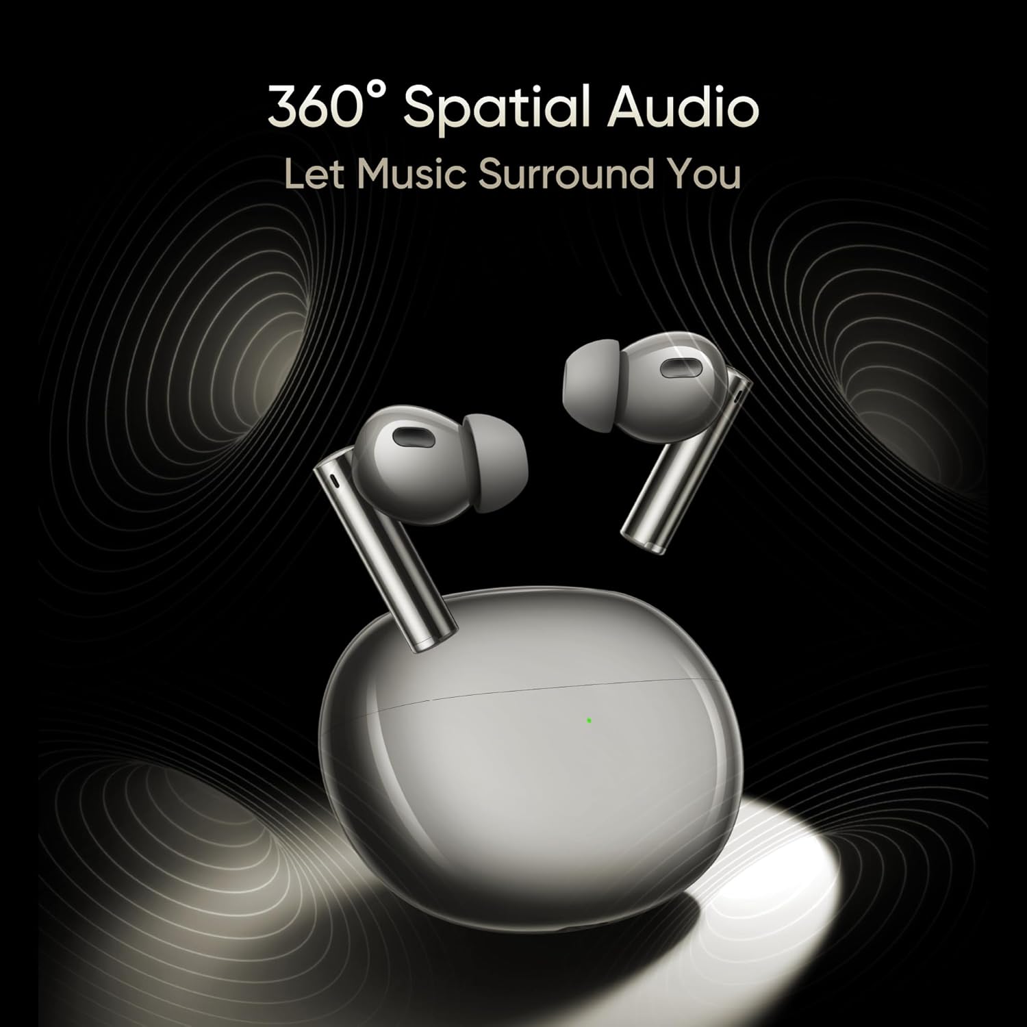 Maxx 34A in Ear Wireless Buds Air 6 Pro with Dual Drivers(11Mm+6Mmtweeter),40 Hrs Play Time
